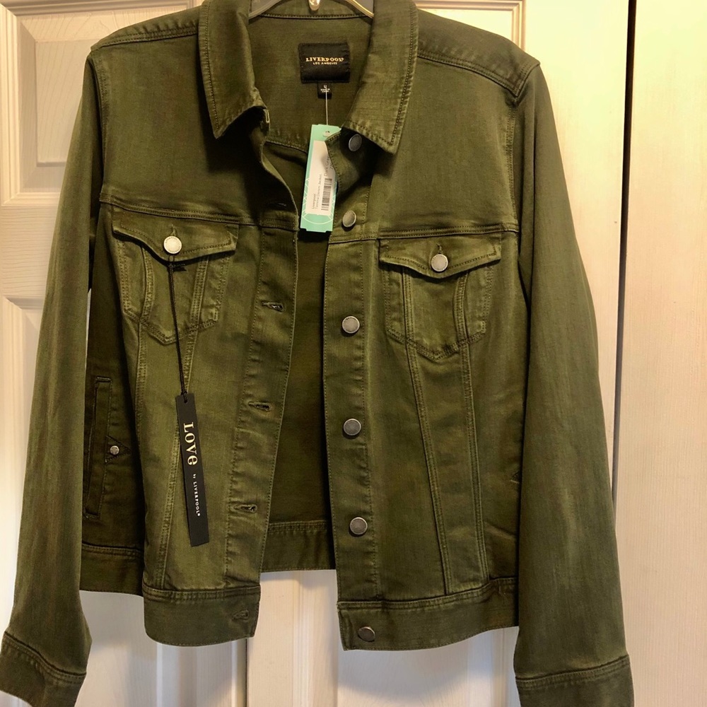 Green Jean Jacket